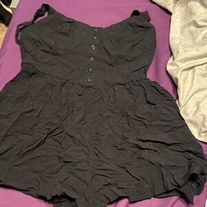 Elegant Black short romper